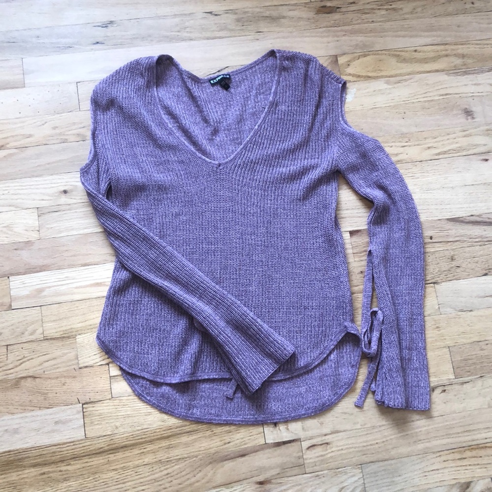 Purple Sweater from Express